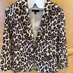 Banana Republic Leopard Blazer